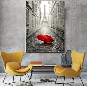 Rainy Eiffel - Acrylic Wall Art - Art Boutike