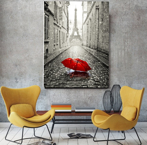 Rainy Eiffel - Acrylic Wall Art - Art Boutike