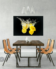 Falling Lemons - Acrylic Wall Art - Art Boutike
