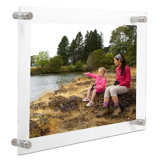 Double Panel Acrylic Floating Wall Frames - 14 X 20 (FOR 11 X 17 ART)