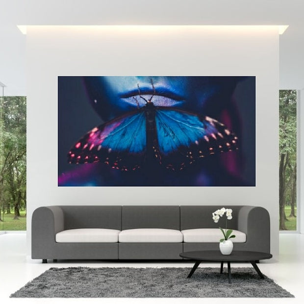 Mariposa Bleu - Acrylic Wall Art - Art Boutike