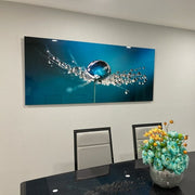 Aqua Crystals - Acrylic Wall Art - Art Boutike