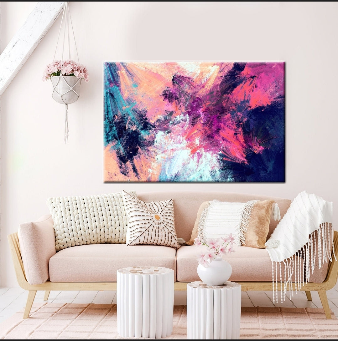 Pastels Abstract - Acrylic Wall Art - Art Boutike