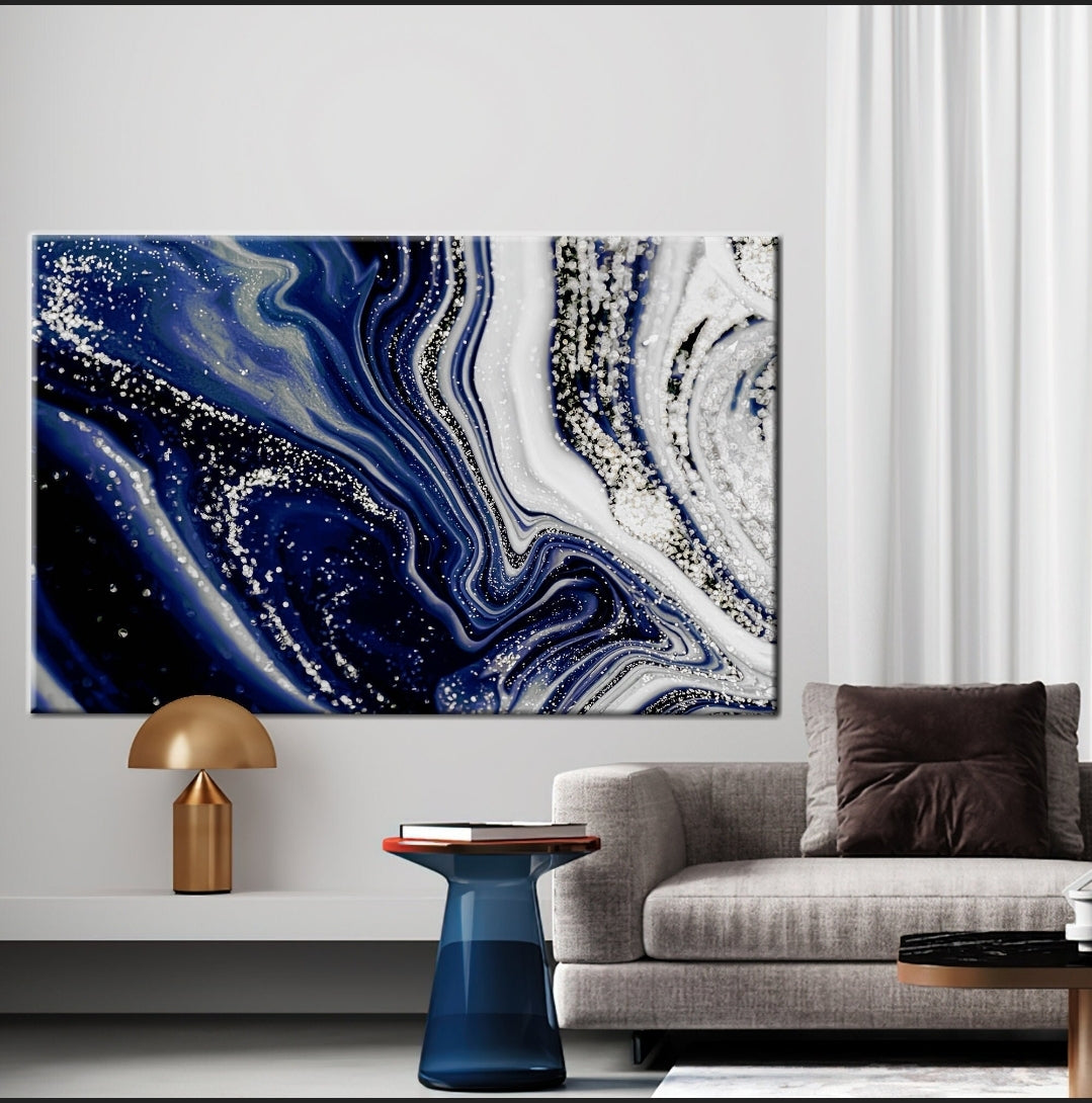 Bleu Tonality - Acrylic Wall Art