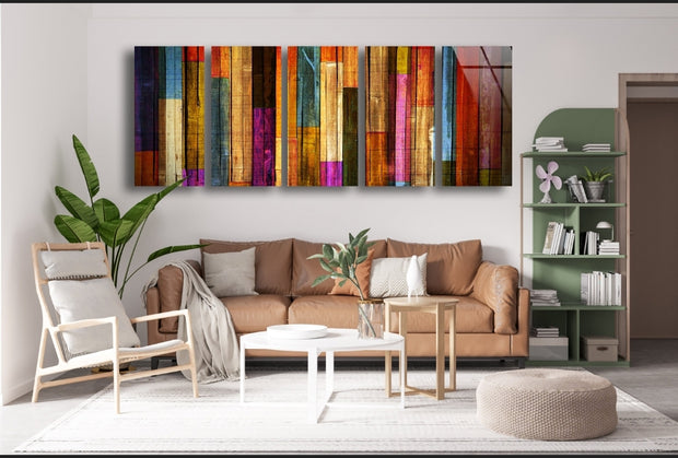 Wooden Colors - Acrylic Wall Art