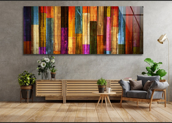 Wooden Colors - Acrylic Wall Art