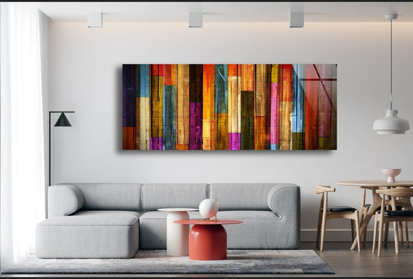 Wooden Colors - Acrylic Wall Art