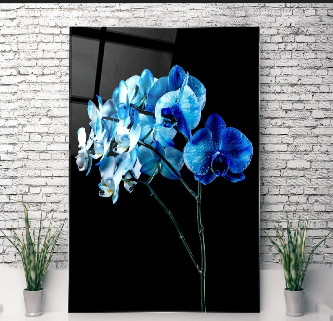 Navy Ramo - Acrylic Wall Art