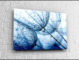 Blau Drops - Acrylic Wall Art