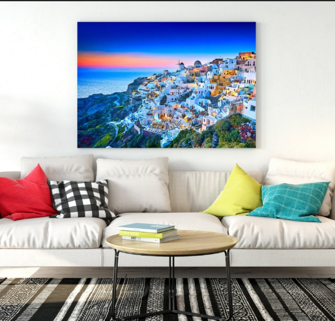 Santorini - Acrylic Wall Art