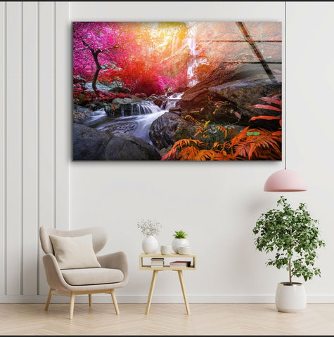 Blossom Waterfall - Acrylic Wall Art