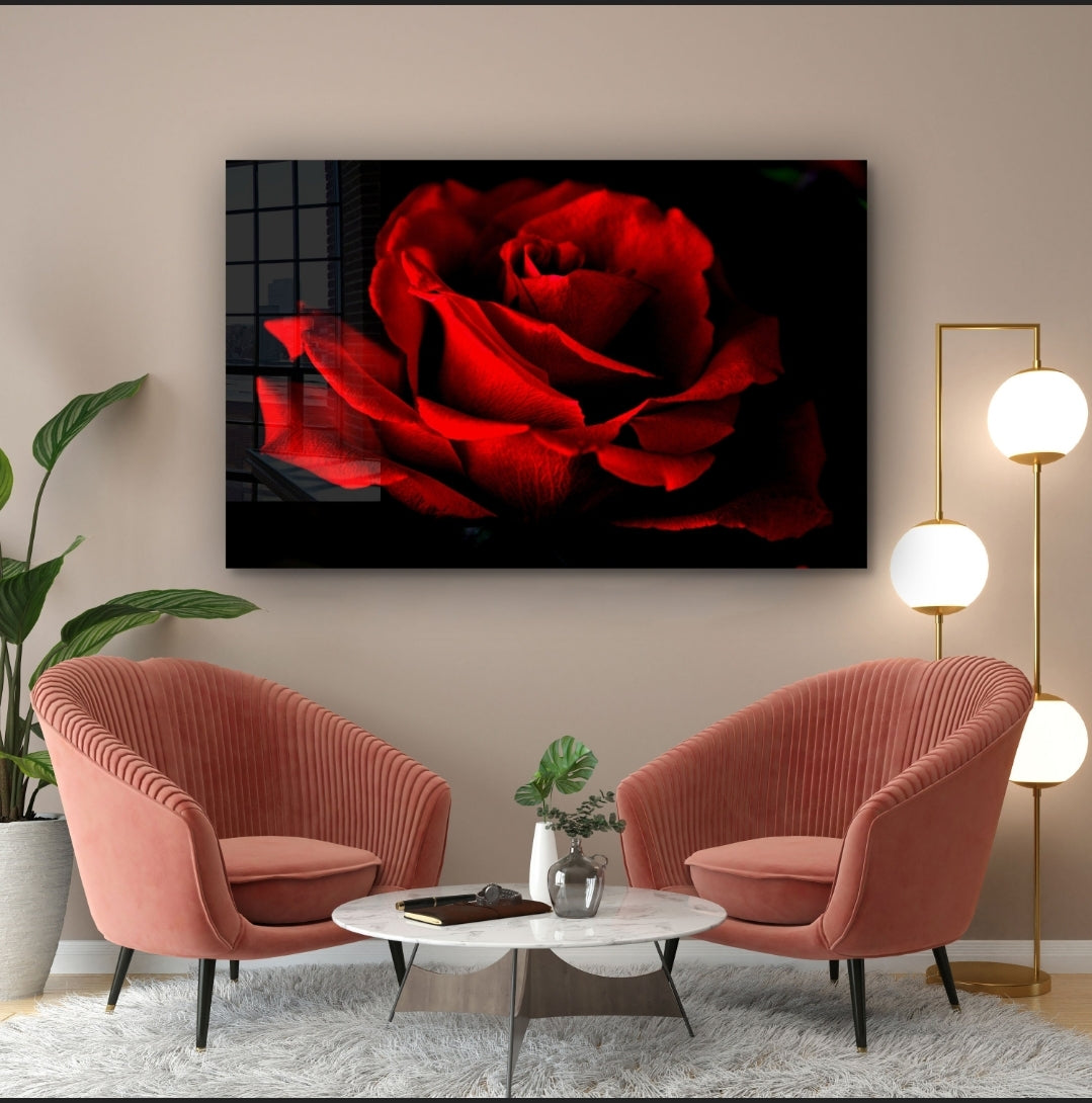 Red Phenomism - Acrylic Wall Art