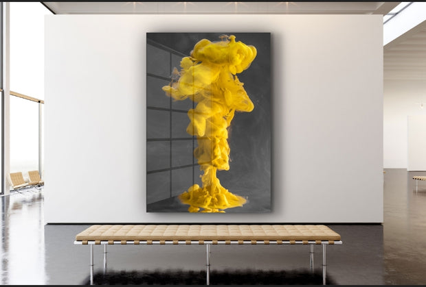 Yellow Lava - Acrylic Wall Art