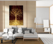 Golden Tree - Acrylic Wall Art