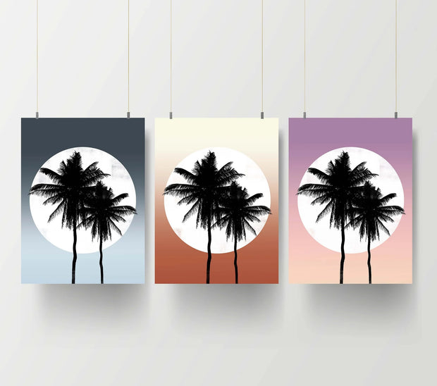 Pastel Palms - Acrylic Wall Art