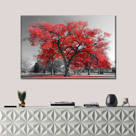 Red Tree - Acrylic Wall Art