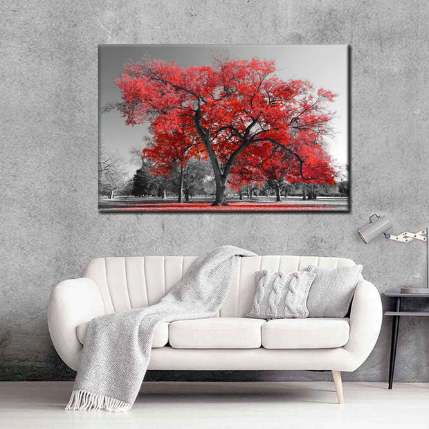 Red Tree - Acrylic Wall Art