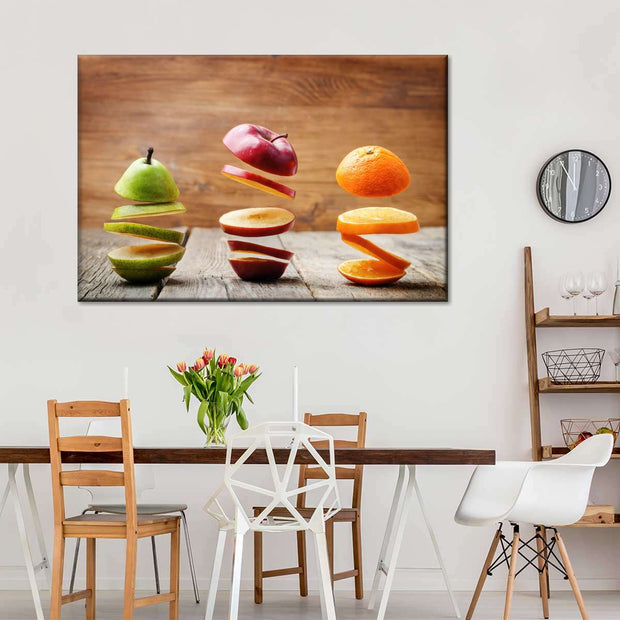 Sliced Fruits - Acrylic Wall Art